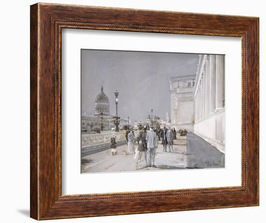 World's Fair, Chicago-Childe Hassam-Framed Giclee Print