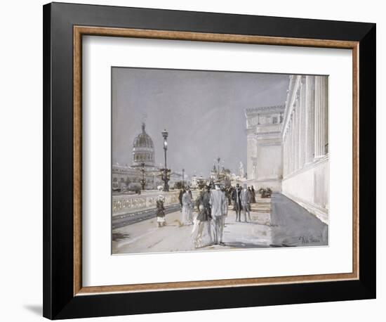 World's Fair, Chicago-Childe Hassam-Framed Giclee Print