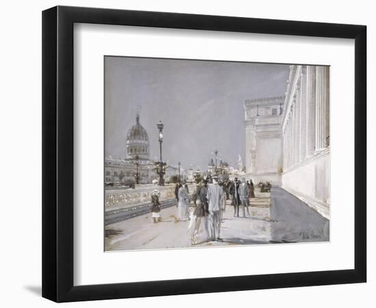 World's Fair, Chicago-Childe Hassam-Framed Giclee Print