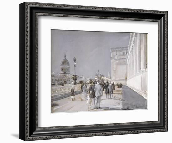 World's Fair, Chicago-Childe Hassam-Framed Giclee Print