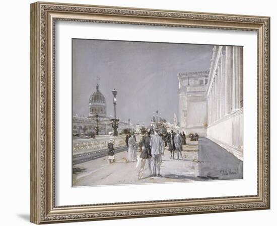 World's Fair, Chicago-Frederick Childe Hassam-Framed Giclee Print