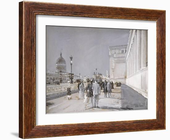 World's Fair, Chicago-Frederick Childe Hassam-Framed Giclee Print