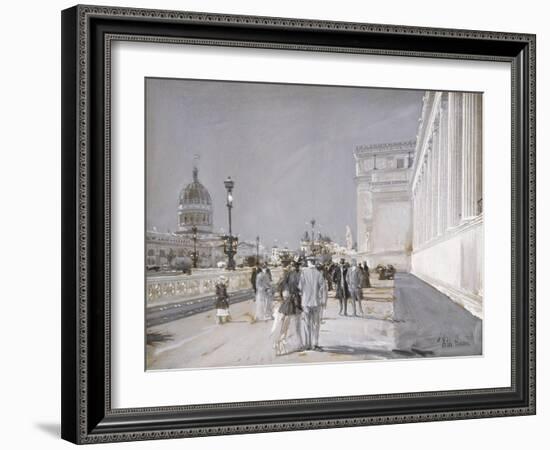 World's Fair, Chicago-Frederick Childe Hassam-Framed Giclee Print