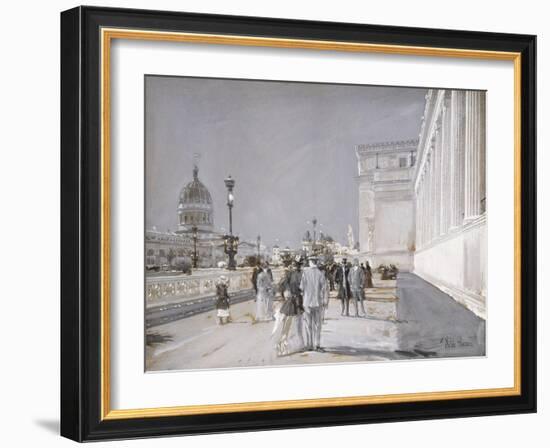 World's Fair, Chicago-Frederick Childe Hassam-Framed Giclee Print