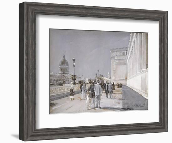 World's Fair, Chicago-Frederick Childe Hassam-Framed Giclee Print