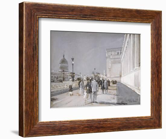 World's Fair, Chicago-Frederick Childe Hassam-Framed Giclee Print