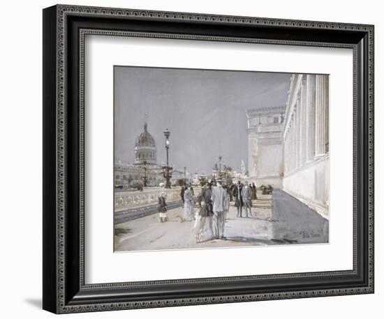 World's Fair, Chicago-Frederick Childe Hassam-Framed Giclee Print