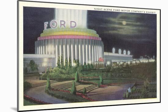 World's Fair, Ford Exhibit-null-Mounted Art Print