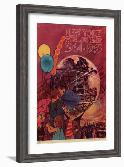 World's Fair: New York World’s Fair 1964-1965-null-Framed Art Print