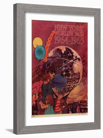 World's Fair: New York World’s Fair 1964-1965-null-Framed Art Print