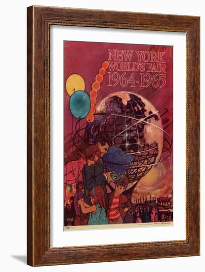 World's Fair: New York World’s Fair 1964-1965-null-Framed Art Print