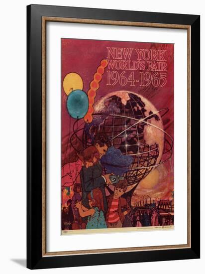 World's Fair: New York World’s Fair 1964-1965-null-Framed Art Print