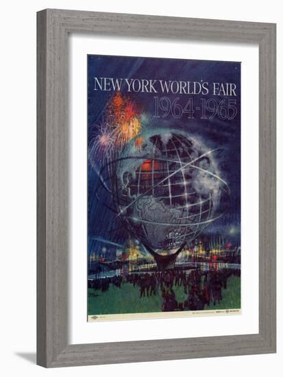 World's Fair: New York World’s Fair 1964-1965-null-Framed Art Print