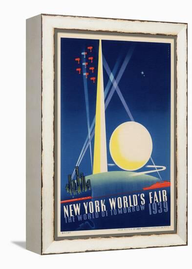 World's Fair: Poster for New York World's Fair 1939, National Museum of American History-null-Framed Stretched Canvas