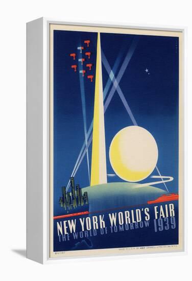 World's Fair: Poster for New York World's Fair 1939, National Museum of American History-null-Framed Stretched Canvas