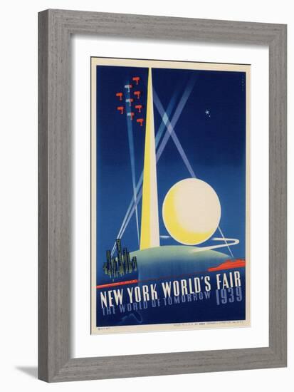 World's Fair: Poster for New York World's Fair 1939, National Museum of American History-null-Framed Art Print