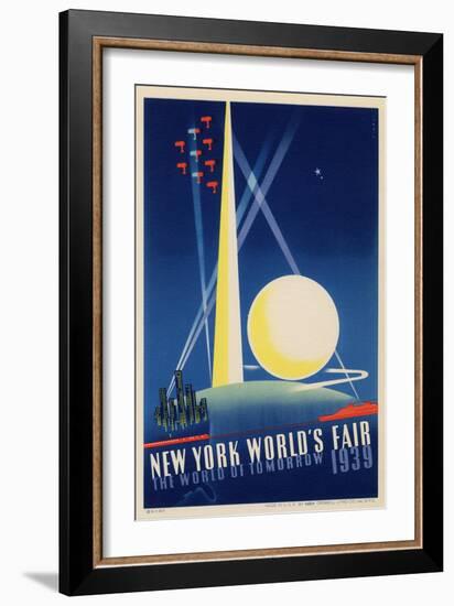 World's Fair: Poster for New York World's Fair 1939, National Museum of American History-null-Framed Art Print