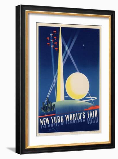 World's Fair: Poster for New York World's Fair 1939, National Museum of American History--Framed Art Print