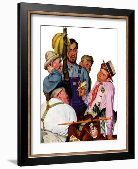 "World's Fair Traveler,"July 15, 1939-Emery Clarke-Framed Giclee Print