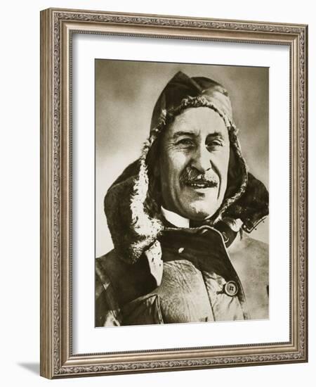 World's First Aeroplane Pilot-English Photographer-Framed Giclee Print