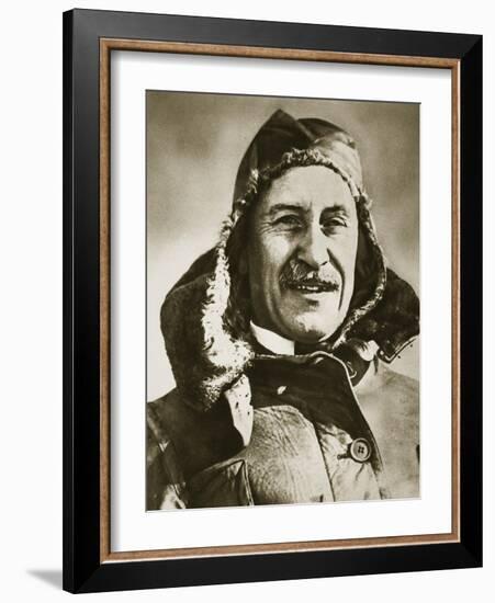 World's First Aeroplane Pilot-English Photographer-Framed Giclee Print