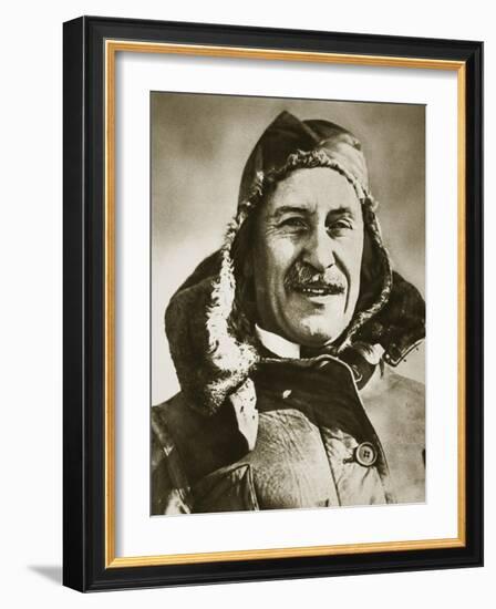 World's First Aeroplane Pilot-English Photographer-Framed Giclee Print