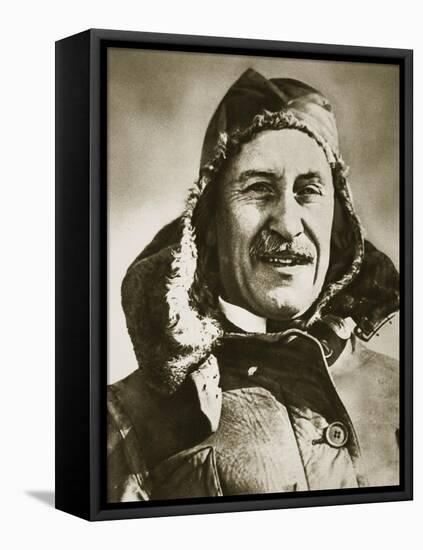 World's First Aeroplane Pilot-English Photographer-Framed Premier Image Canvas