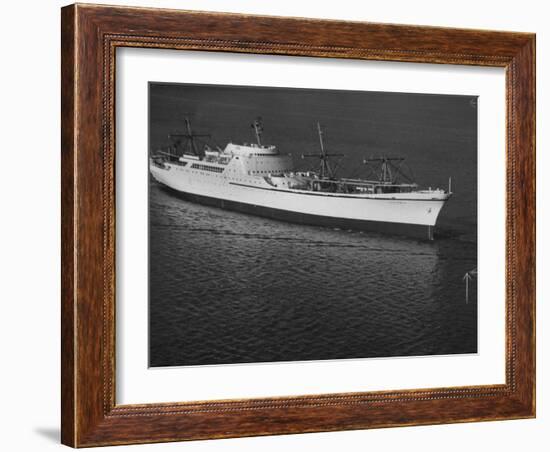 World's First Nuclear-Powered Merchant Vessel-Yale Joel-Framed Photographic Print