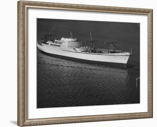 World's First Nuclear-Powered Merchant Vessel-Yale Joel-Framed Photographic Print