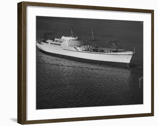 World's First Nuclear-Powered Merchant Vessel-Yale Joel-Framed Photographic Print