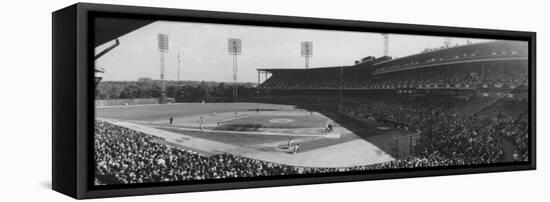 World Series Game Between New York Yankees and Pittsburgh Pirates at Forbes Field-Francis Miller-Framed Premier Image Canvas