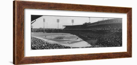 World Series Game Between New York Yankees and Pittsburgh Pirates at Forbes Field-Francis Miller-Framed Premium Photographic Print