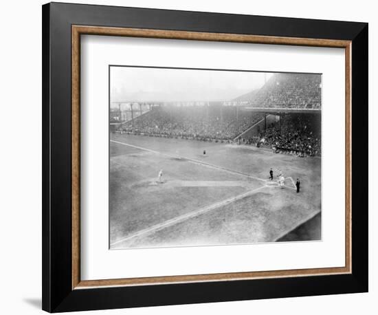 World Series, Giants at Phillies, Baseball Photo - Philadelphia, PA-Lantern Press-Framed Premium Giclee Print
