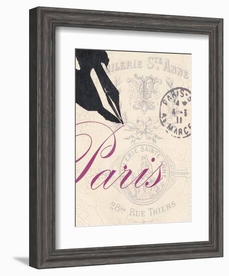 World Tour Postcard-Z Studio-Framed Art Print