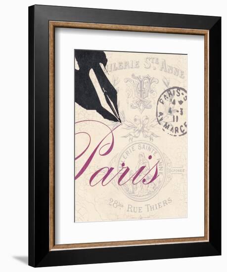 World Tour Postcard-Z Studio-Framed Art Print