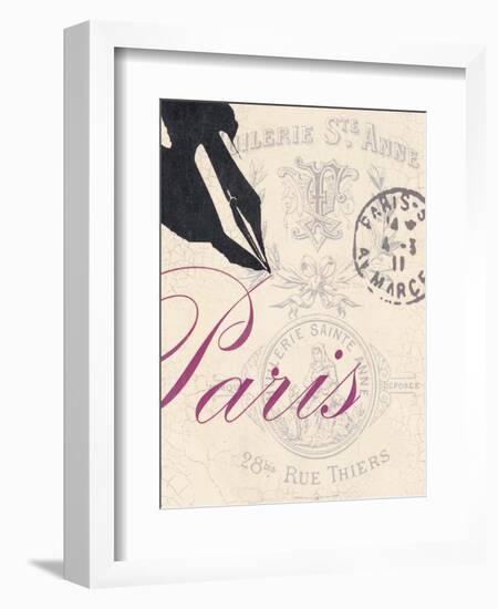 World Tour Postcard-Z Studio-Framed Art Print