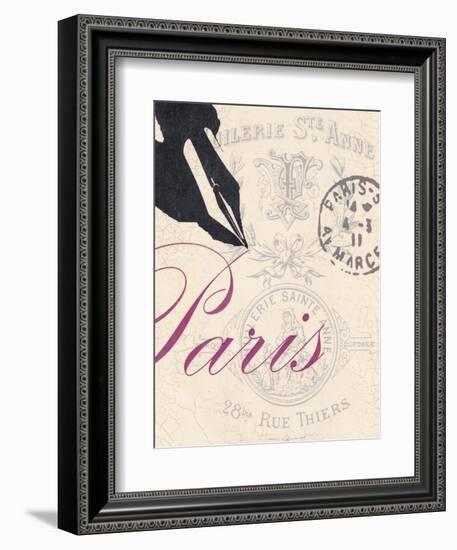 World Tour Postcard-Z Studio-Framed Art Print