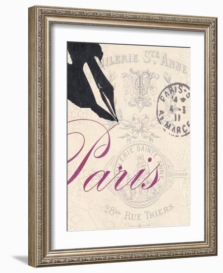 World Tour Postcard-Z Studio-Framed Art Print