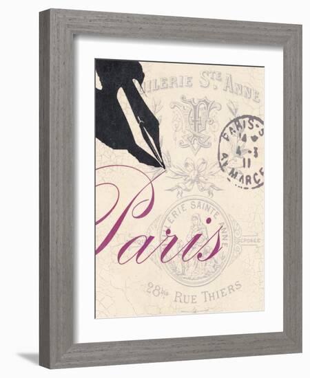 World Tour Postcard-Z Studio-Framed Art Print