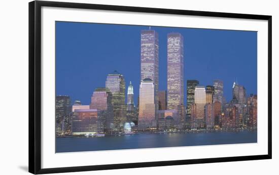 World Trade Center 1973-2001-Richard Berenholtz-Framed Art Print