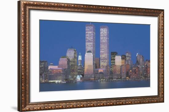 World Trade Center 1973-2001-Richard Berenholtz-Framed Art Print