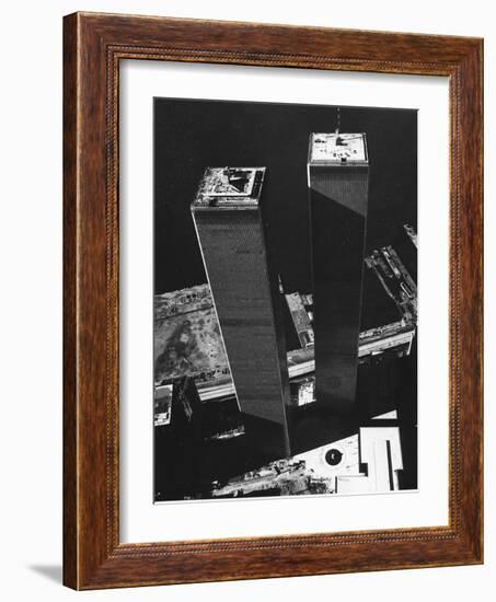 World Trade Center 1973-David Pickoff-Framed Photographic Print