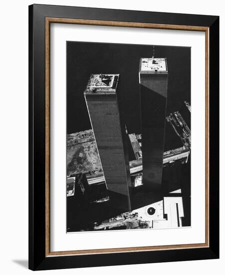 World Trade Center 1973-David Pickoff-Framed Photographic Print