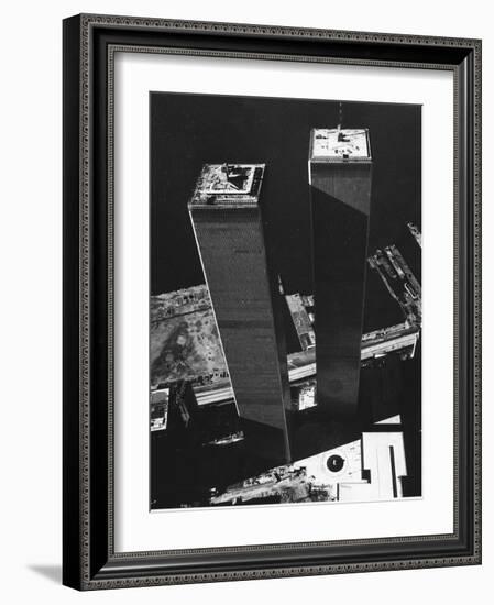 World Trade Center 1973-David Pickoff-Framed Photographic Print