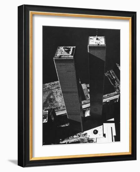 World Trade Center 1973-David Pickoff-Framed Photographic Print