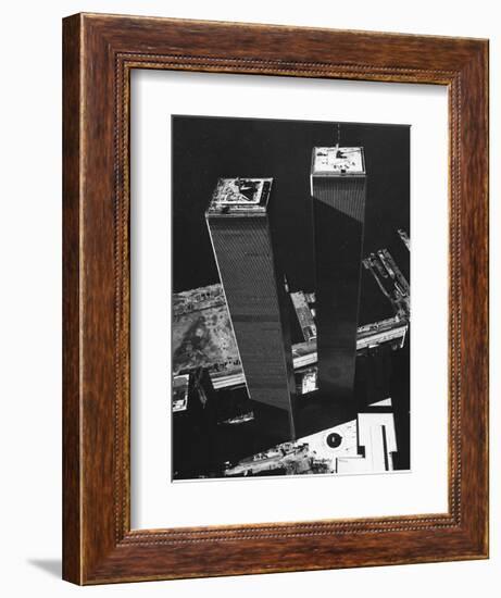 World Trade Center 1973-David Pickoff-Framed Photographic Print