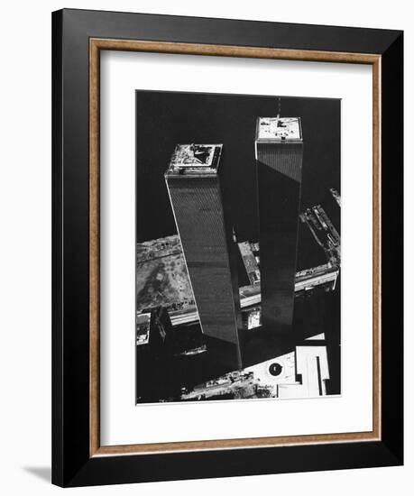 World Trade Center 1973-David Pickoff-Framed Photographic Print