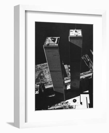 World Trade Center 1973-David Pickoff-Framed Photographic Print