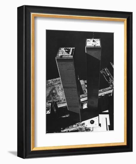 World Trade Center 1973-David Pickoff-Framed Photographic Print