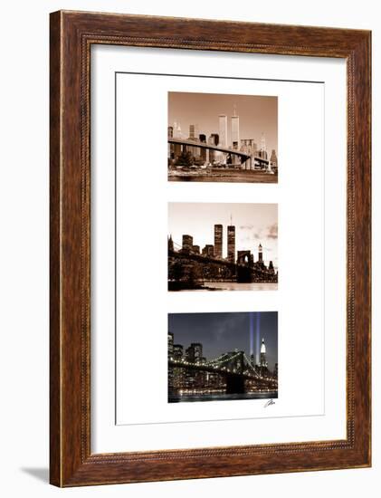 World Trade Center Memorial Triptych-Igor Maloratsky-Framed Art Print